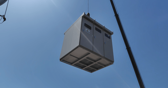 施工事例を公開しました｜高圧受電設備（キュービクル外枠・トランス・高圧ケーブル・UAS）更新工事｜東京都 板橋区・ビル屋上